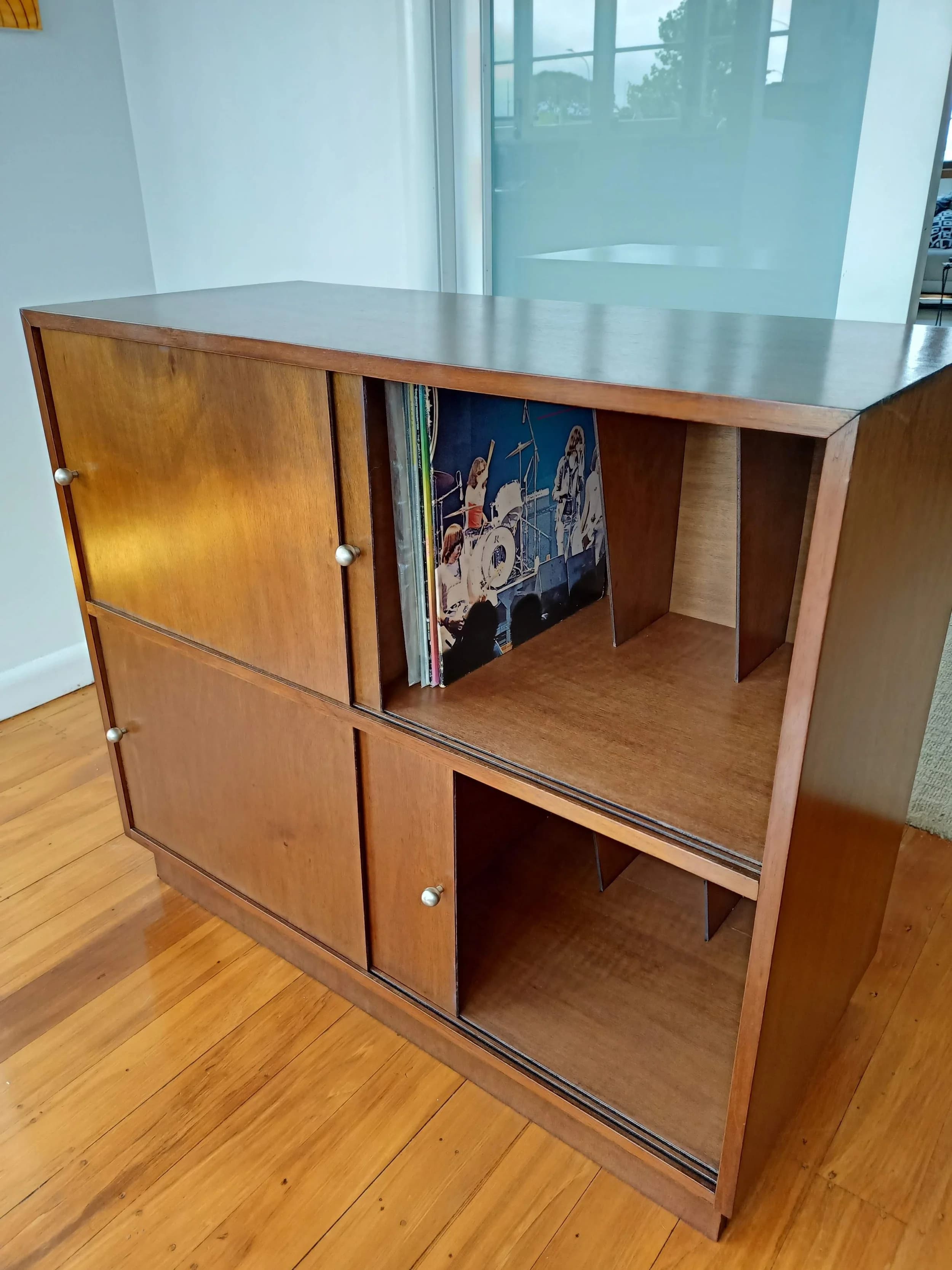 New Art Deco style Vinyl Record Cabinet