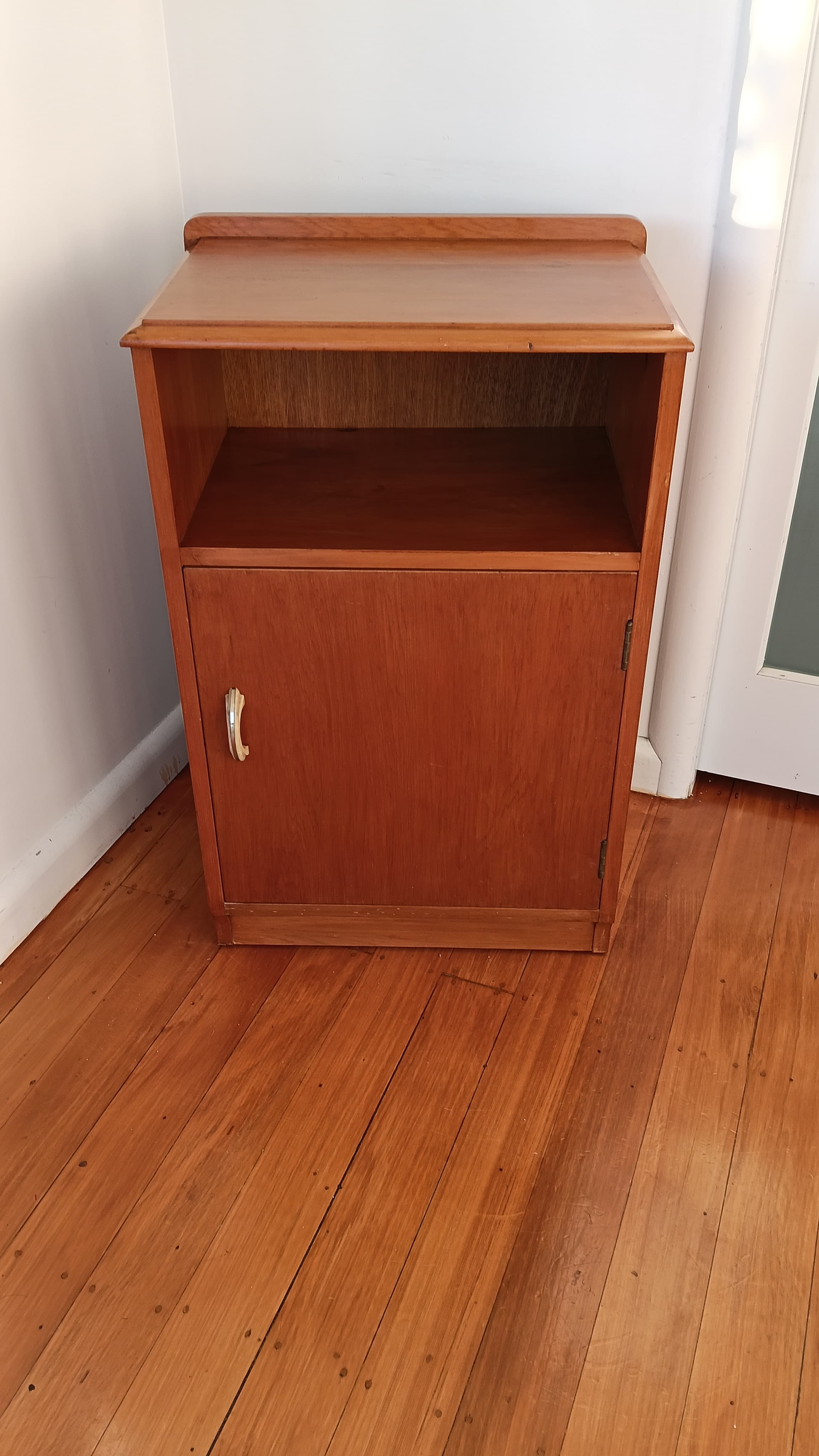 Art Deco Rimu Bedside Cabinet